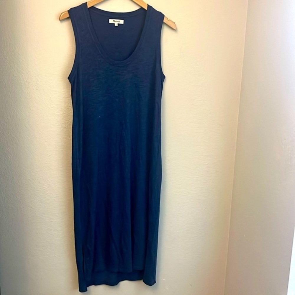 Madewell blue long dress size M